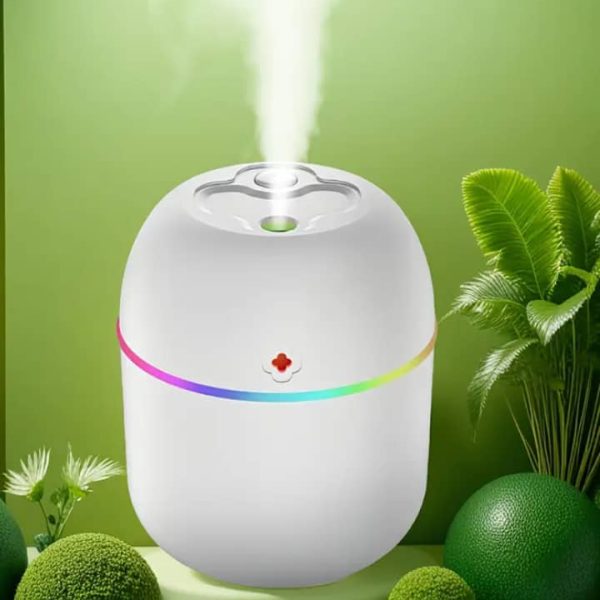 USB-Powered Aroma Humidifier with Night Light